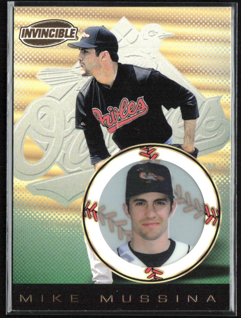 Mike Mussina 1999 Pacific Invincible #21 Baltimore Orioles