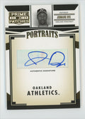 Jermaine Dye 2005 Donruss Prime Patches Portraits AUTO #P-39 Oakland Athletics