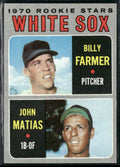White Sox 1970 Rookie Stars - Billy Farmer/John Matias 1970 Topps RC #444