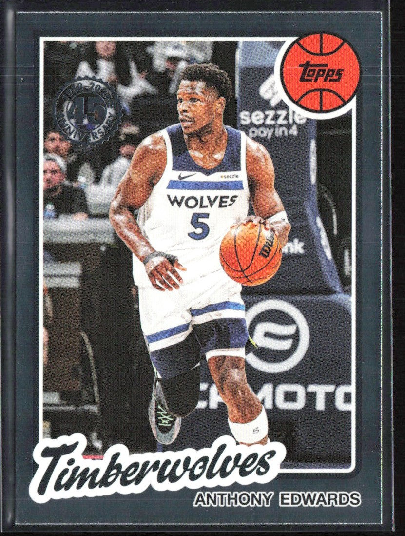 Anthony Edwards 2025 Topps '80-81 #80BK-90 Minnesota Timberwolves