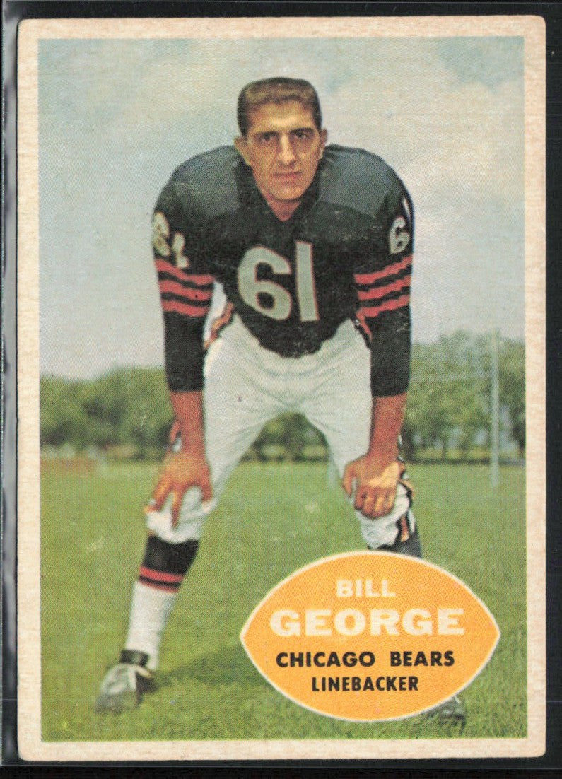 Bill George 1960 Topps #18 Chicago Bears