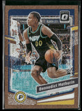 Bennedict Mathurin 2023 Donruss Optic Copper Glitter Prizm /99 #122