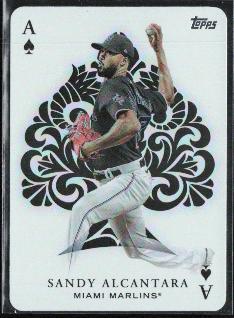 Sandy Alcantara 2023 Topps All Aces #AA-17 Miami Marlins