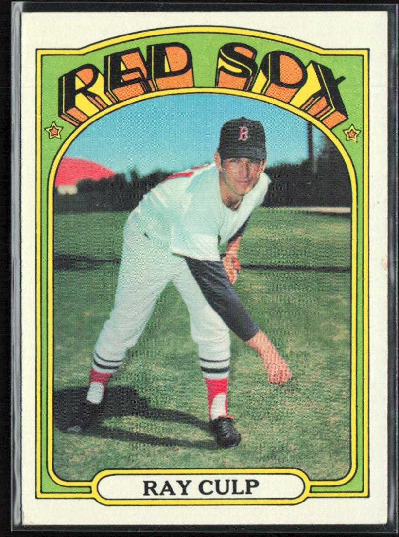 Ray Culp 1972 Topps #2 Boston Red Sox
