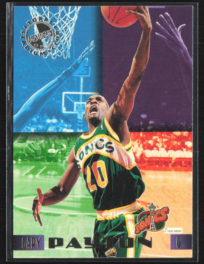 Gary Payton 1994 Topps Stadium Club Members Only #42 Seattle SuperSonics