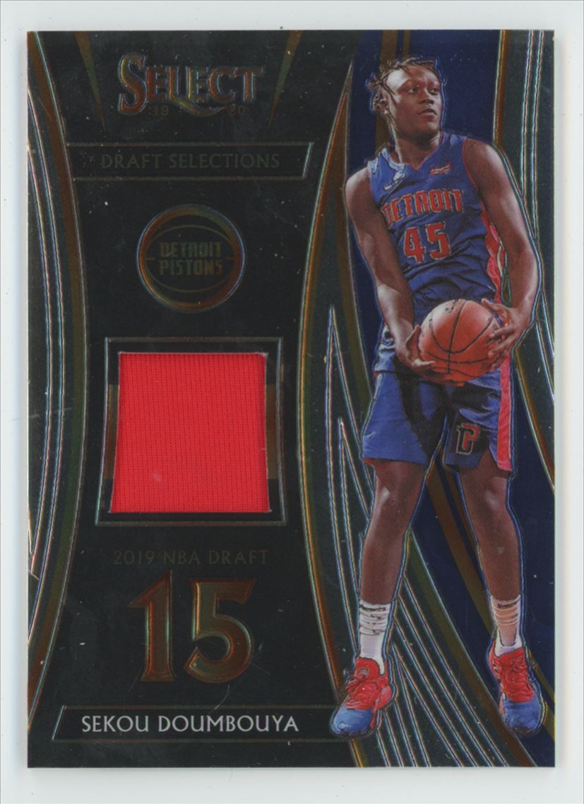 Sekou Doumbouya 2019 Panini Select Draft Selections Memorabilia RC Jersey