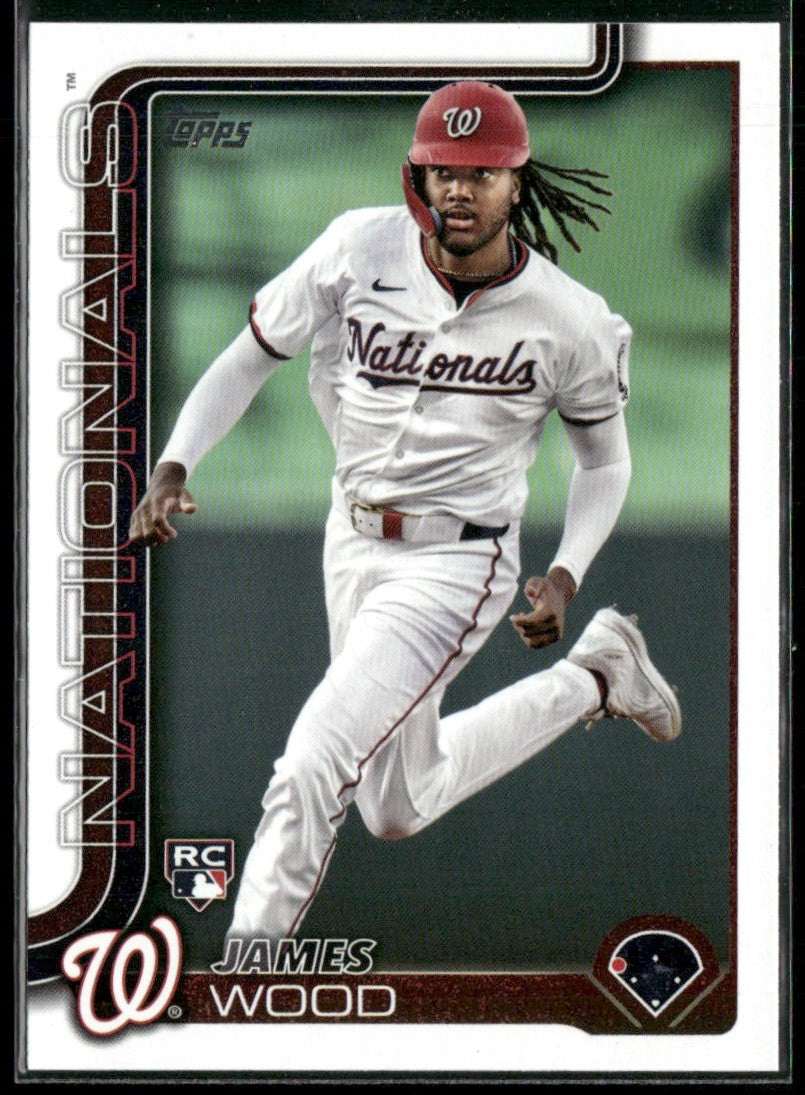 James Wood 2025 Topps RC #181 Washington Nationals
