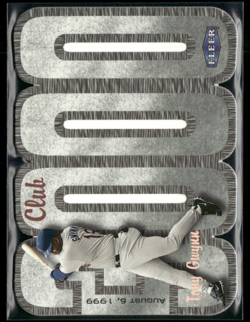 Tony Gwynn 2000 Fleer 3000 Club San Diego Padres