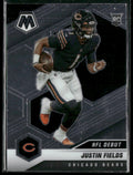 Justin Fields 2021 Panini Mosaic RC #242 Chicago Bears