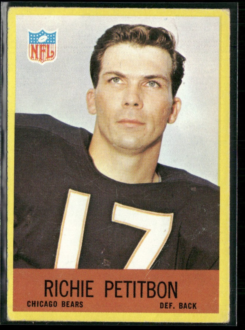 Richie Petitbon 1967 Philadelphia #33 Chicago Bears