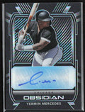 Yermin Mercedes 2021 Panini Chronicles Obsidian AUTO #O-YM Chicago White Sox