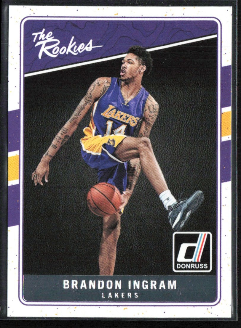 Brandon Ingram 2016 Donruss The Rookies RC #1 Los Angeles Lakers