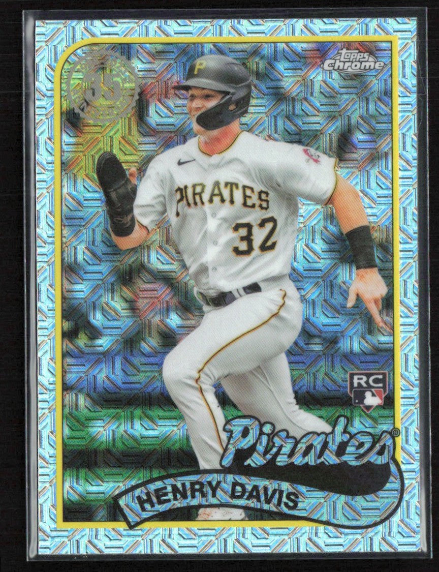 Henry Davis 2024 Topps Chrome 1989 Silver Pack RC #T89C-94 Pittsburgh Pirates