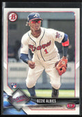 Ozzie Albies 2018 Bowman RC #62 Atlanta Braves
