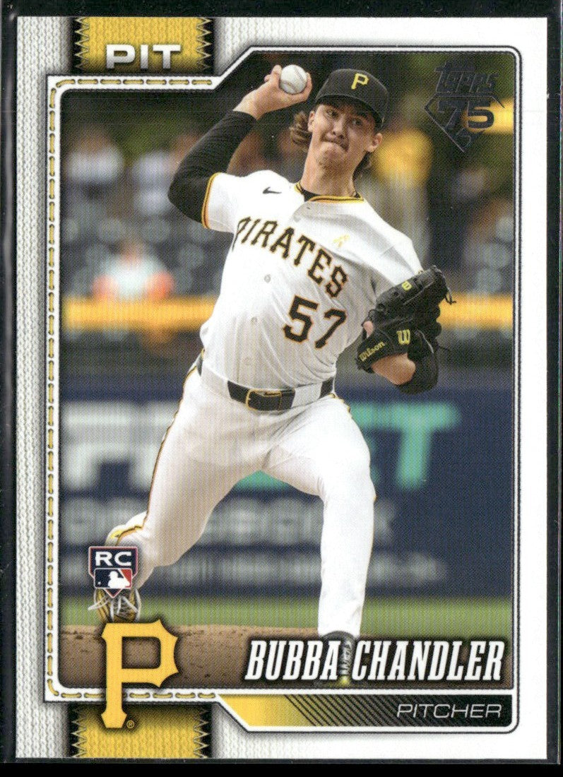 Bubba Chandler 2026 Topps Series 1 RC #283 Pittsburgh Pirates