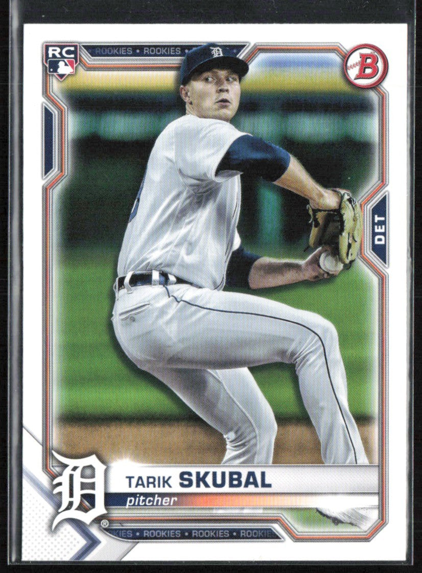 Tarik Skubal 2021 Bowman RC #11 Detroit Tigers
