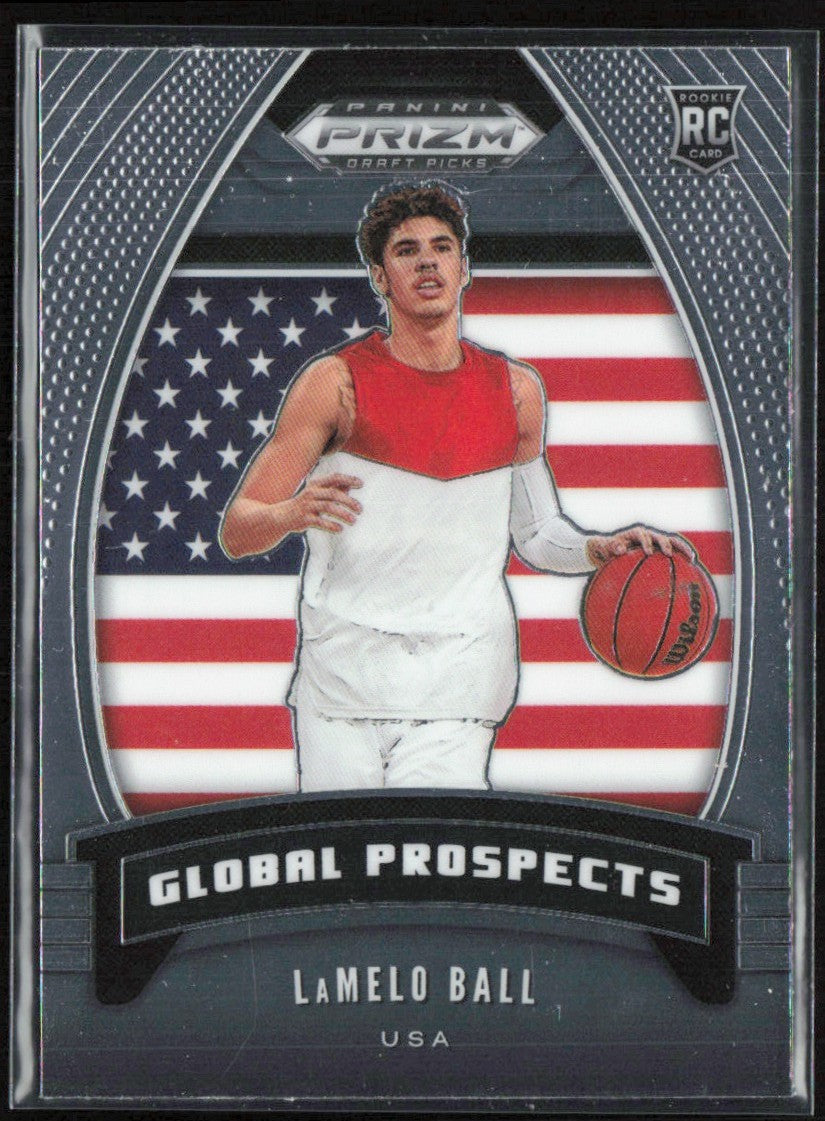LaMelo Ball 2020 Panini Prizm Draft Picks Global Prospects RC #98