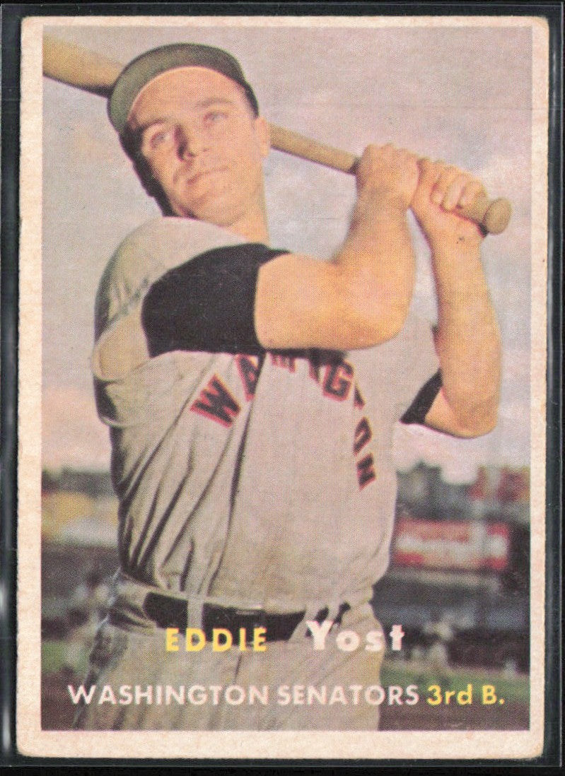 Eddie Yost 1957 Topps #177 Washington Senators