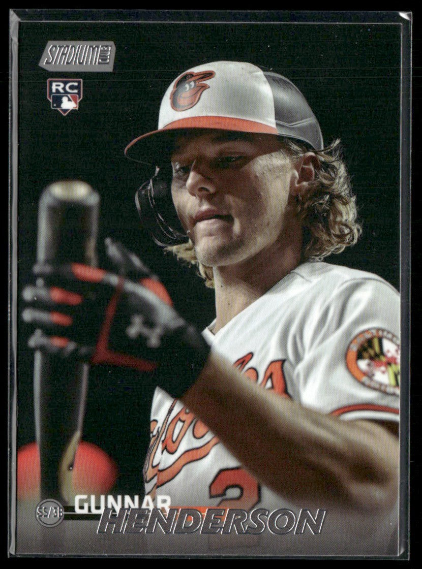 Gunnar Henderson 2023 Topps Stadium Club RC #19 Baltimore Orioles