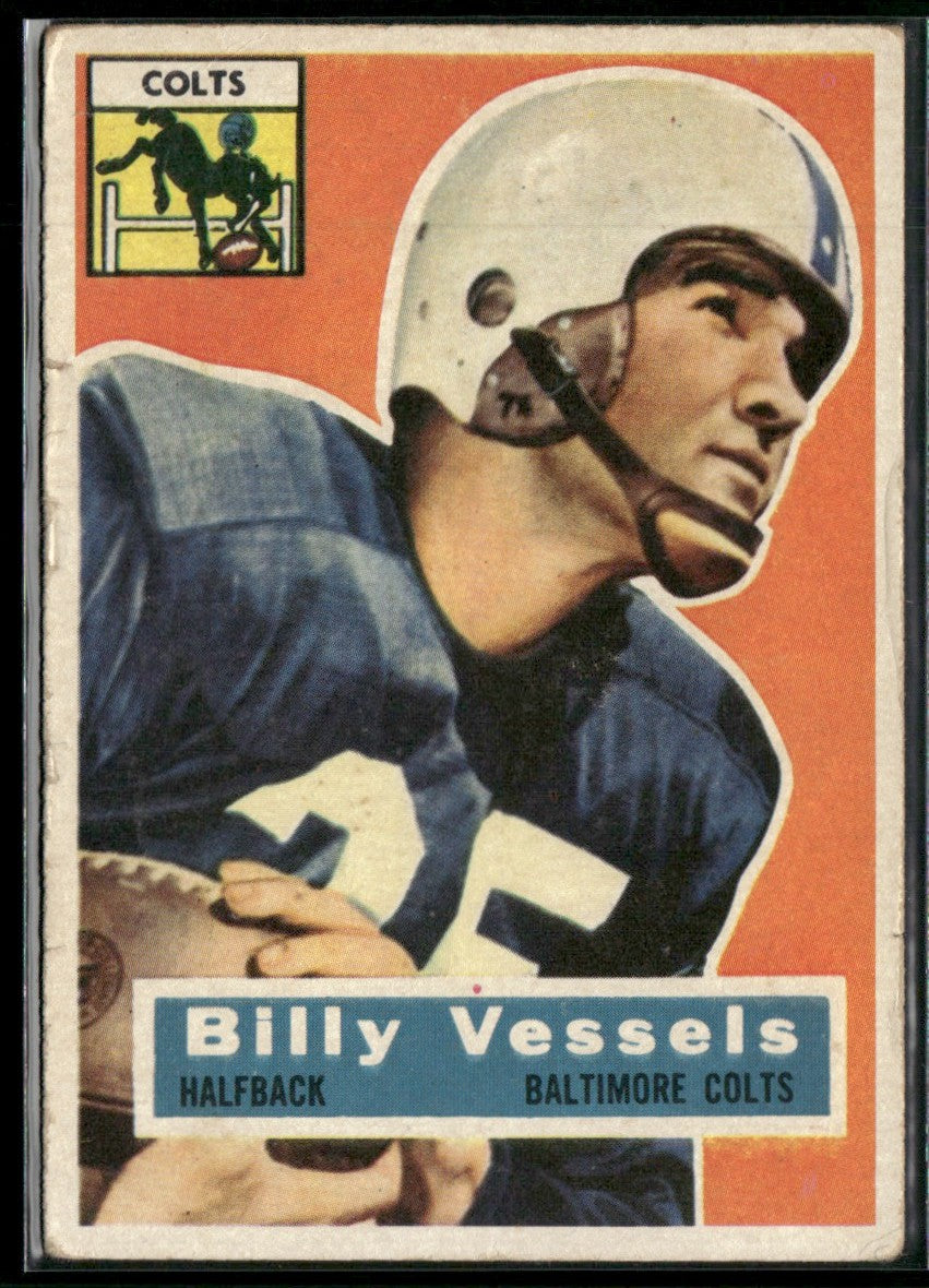 Billy Vessels 1956 Topps RC #120 Baltimore Colts