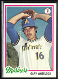 Gary Wheelock 1978 Topps #596 Seattle Mariners