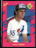 Larry Walker 1990 Classic Update Pink Travel Edition RC #T16 Montreal Expos