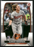 Gunnar Henderson 2023 Bowman RC #65 Baltimore Orioles
