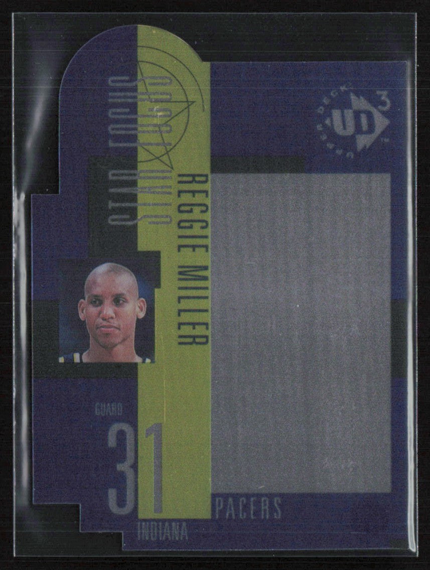Reggie Miller 1996 Upper Deck UD3 Die Cut #40 Indiana Pacers