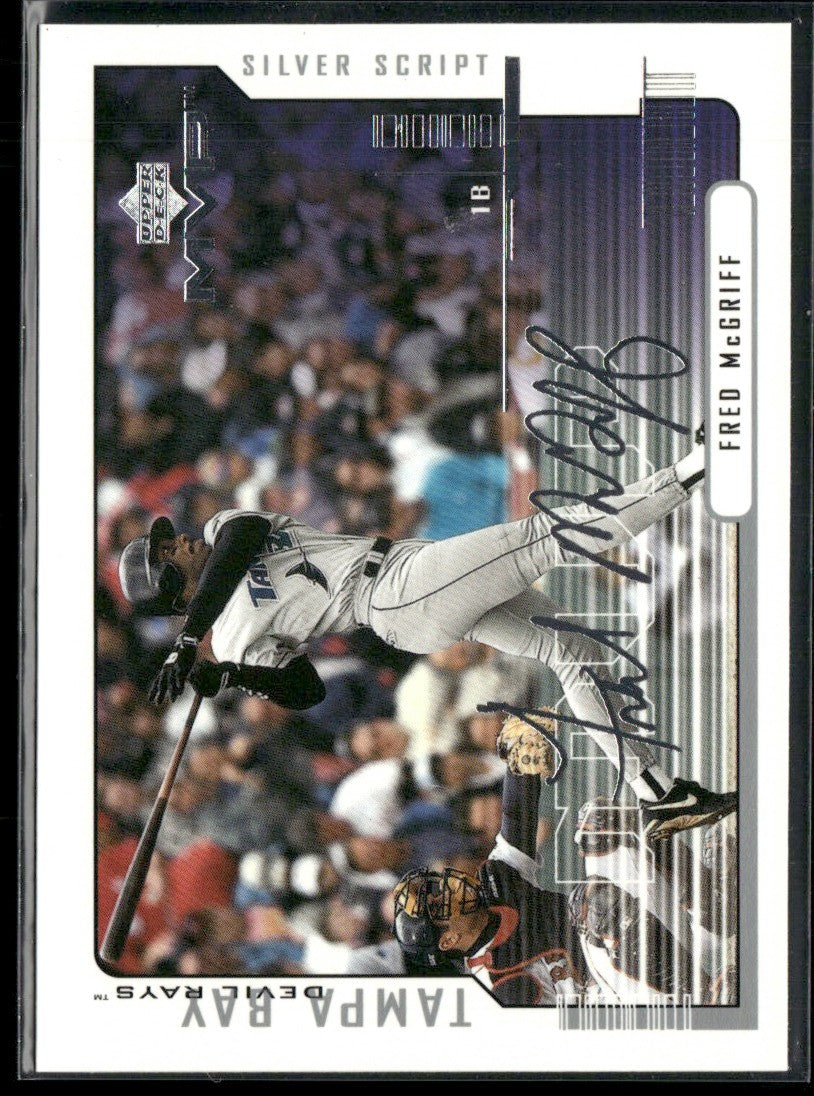 Fred McGriff 2000 Upper Deck MVP Silver Script #74 Tampa Bay Devil Rays