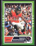 David Montgomery 2019 Panini Chronicles Classics Red RC /199 #C-6 Chicago Bears