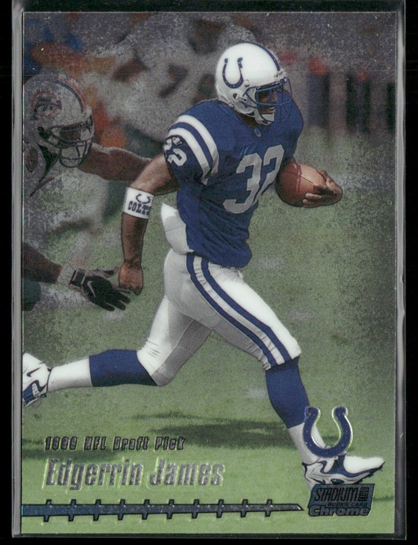 Edgerrin James 1999 Topps Stadium Club Chrome RC #123 Indianapolis Colts