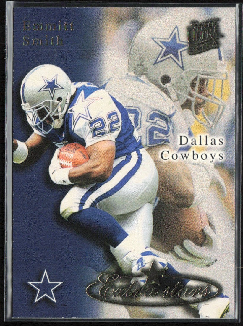Emmitt Smith 1995 Fleer Ultra Extra Stars #485 Dallas Cowboys