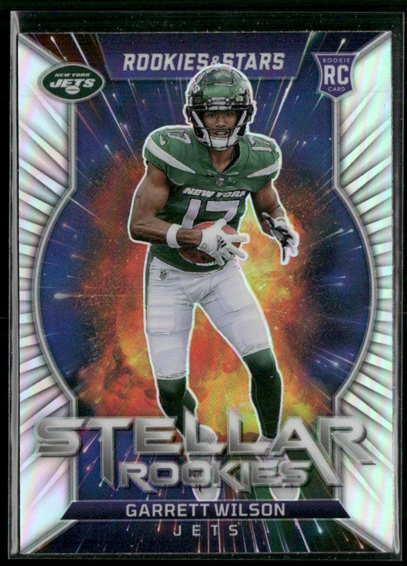 Garrett Wilson 2022 Panini Rookies & Stars Stellar Prizm RC #SR-5 New York Jets