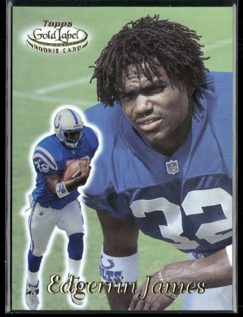 Edgerrin James 1999 Topps Gold Label RC #100 Indianapolis Colts