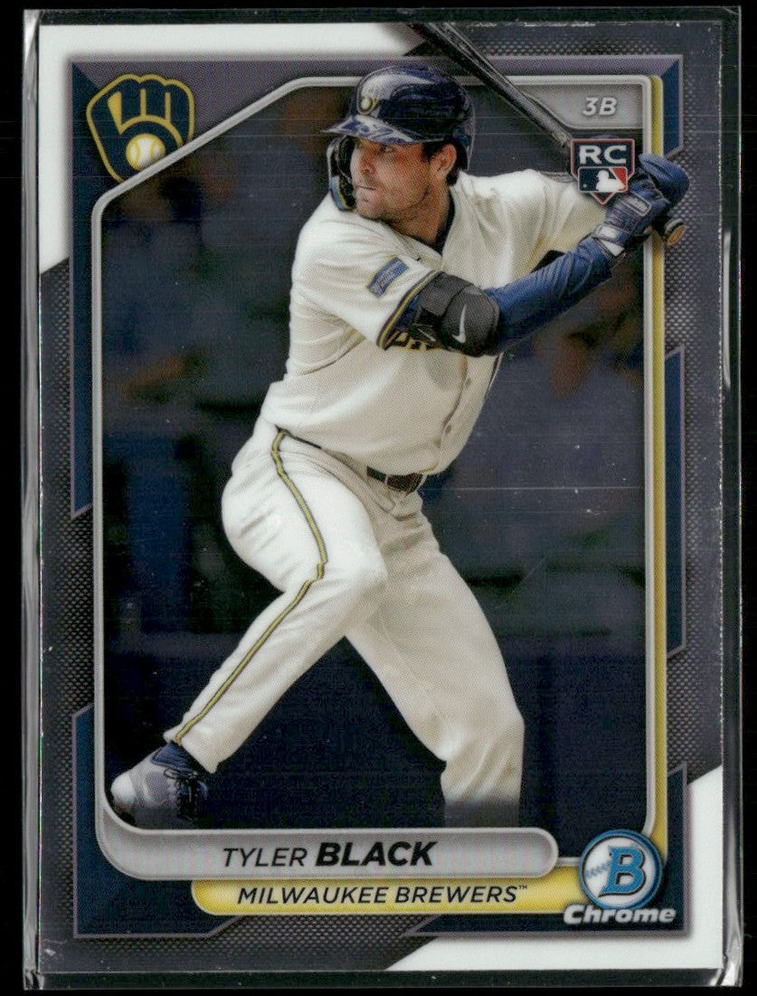 Tyler Black 2024 Bowman Chrome RC #63 Milwaukee Brewers
