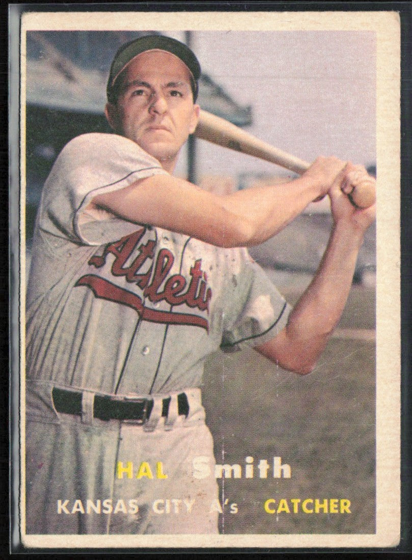 Hal Smith 1957 Topps #41 Kansas City Athletics