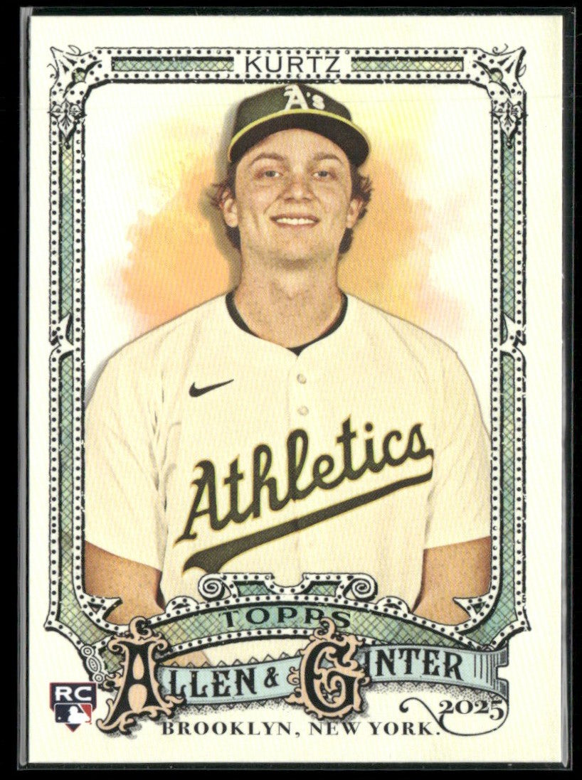 Nick Kurtz 2025 Topps Allen & Ginter RC #296 Athletics