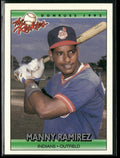 Manny Ramirez 1992 Donruss The Rookies RC #98 Cleveland Indians