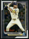 Jackson Chourio 2024 Bowman Chrome RC #69 Milwaukee Brewers