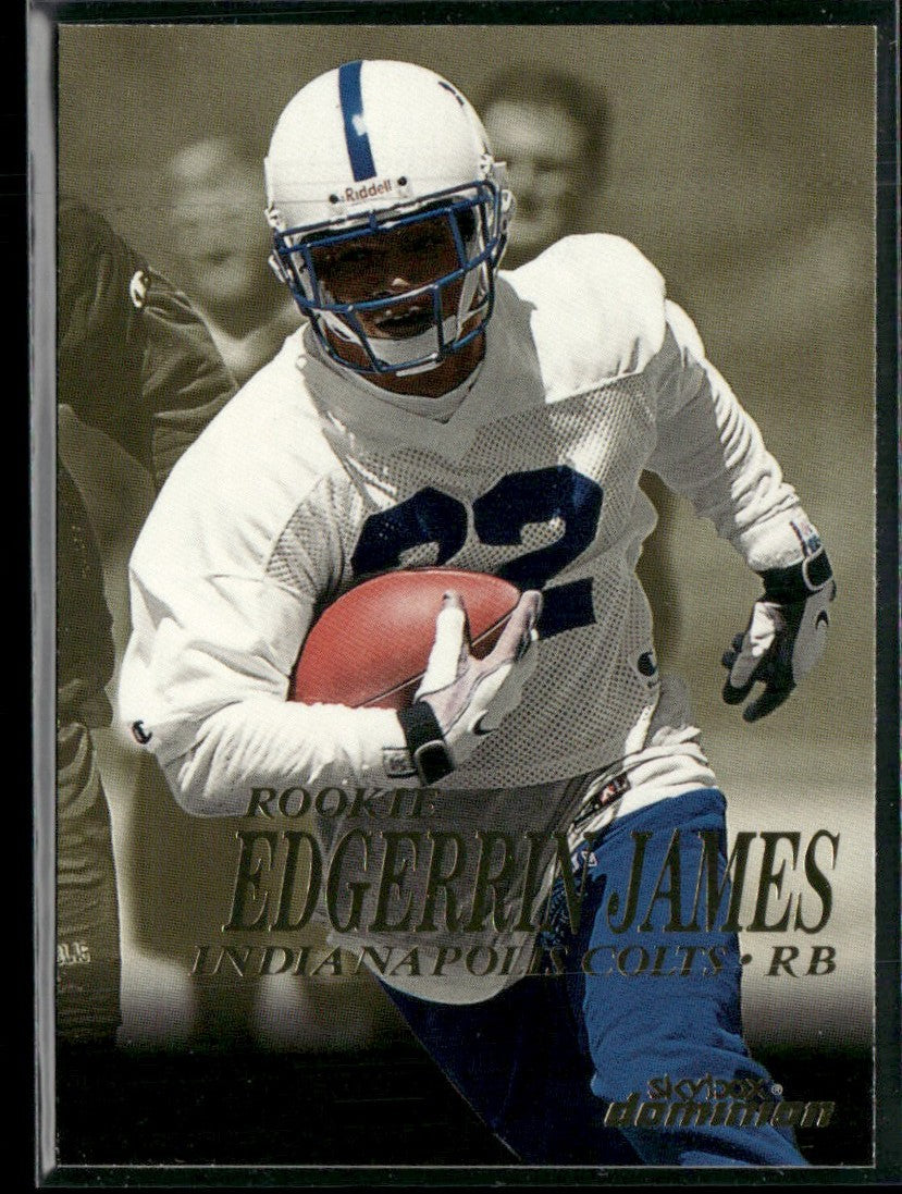 Edgerrin James 1999 Skybox Dominion RC #207 Indianapolis Colts