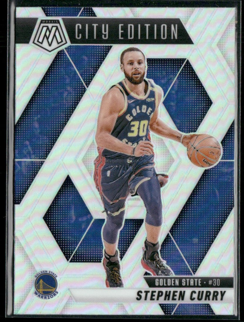 Stephen Curry 2024 Panini Mosaic City Edition Silver #272 Golden State Warriors