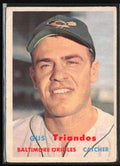 Gus Triandos 1957 Topps #156 Baltimore Orioles
