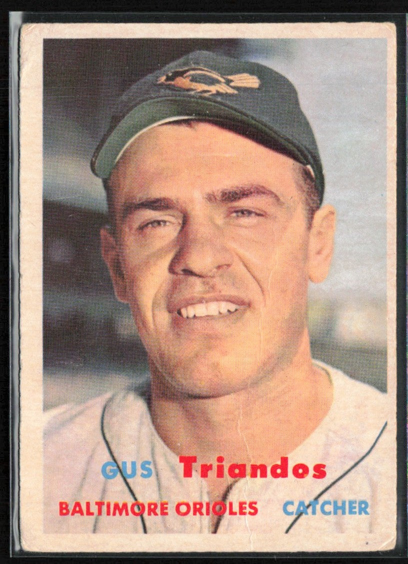 Gus Triandos 1957 Topps #156 Baltimore Orioles
