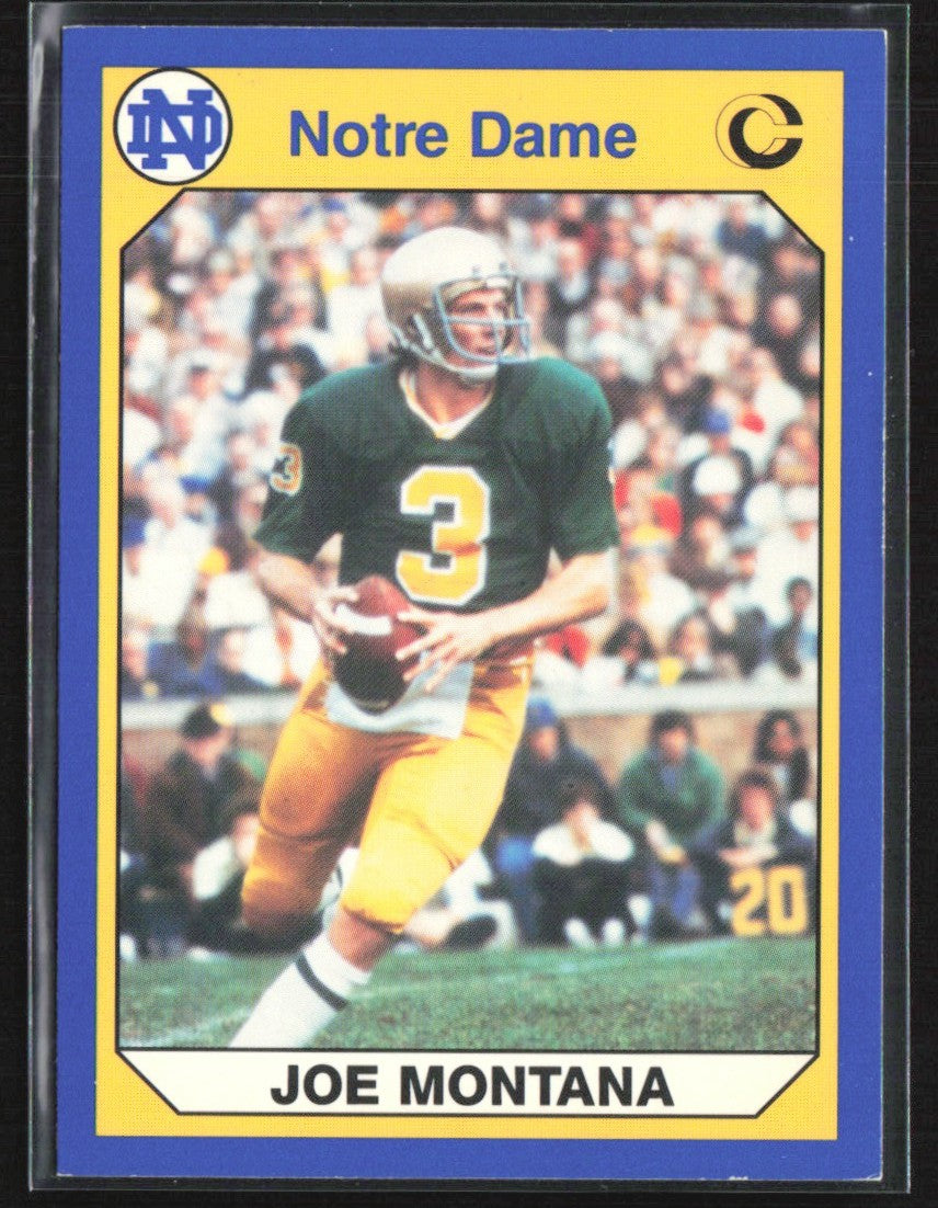 Joe Montana 1990 Collegiate Collection #40 Notre Dame Fighting Irish
