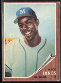 Mack Jones 1962 Topps #186.0 Milwaukee Braves