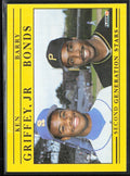 Ken Griffey Jr./Barry Bonds 1991 Fleer #710 Seattle Mariners/Pittsburgh Pirates