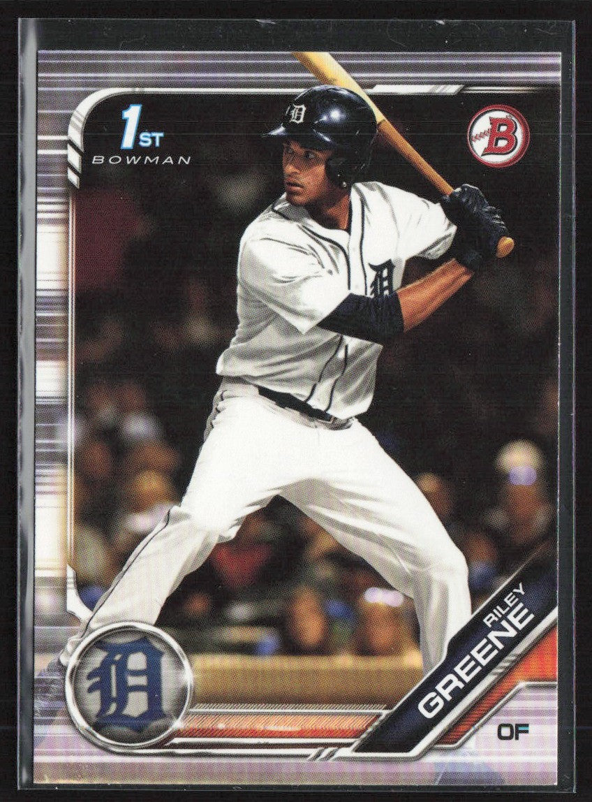 Riley Greene 2019 Bowman Draft 1st #BD-50 Detroit Tigers