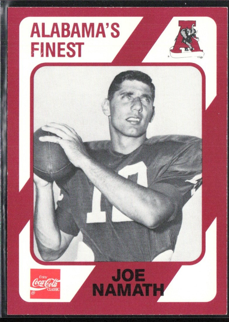 Joe Namath 1989 Collegiate Collection Alabama's Finest #32 Alabama Crimson Tide