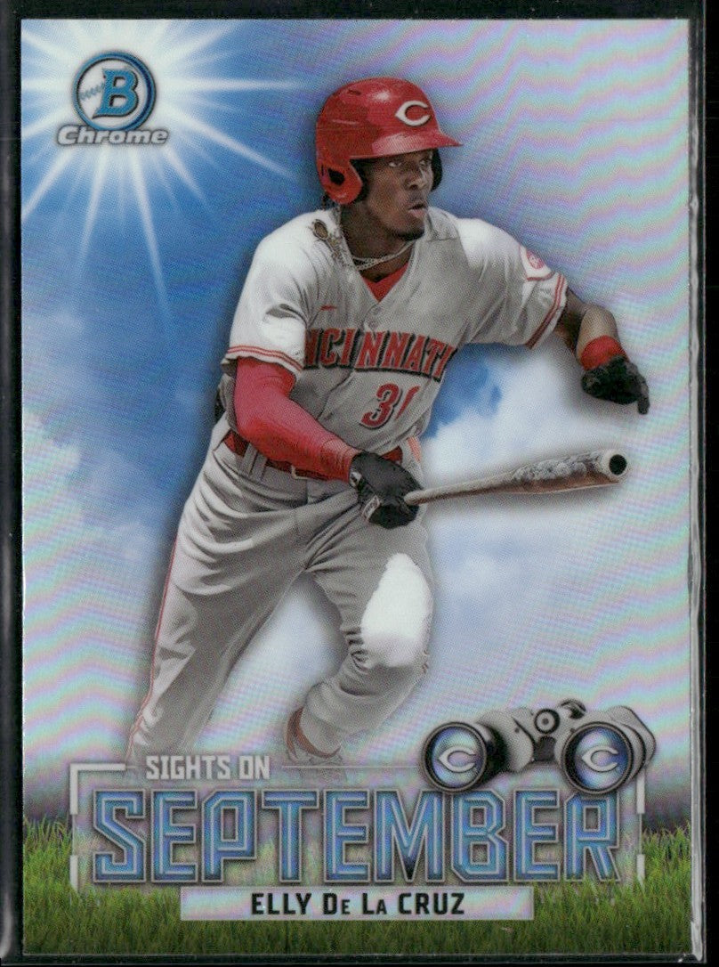 Elly De La Cruz 2023 Bowman Sights on September #SOS-7 Cincinnati Reds