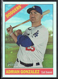 Adrian Gonzalez 2015 Topps Heritage Chrome Foil #THC-473 Los Angeles Dodgers